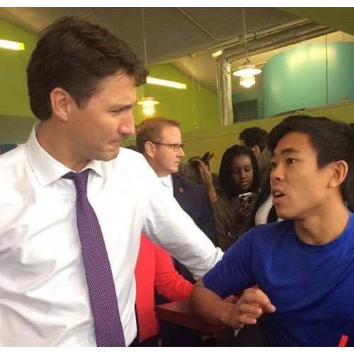  SuperKids of Sherbrooke Founder Discusses Student Jobs with Prime Minister Trudeau 